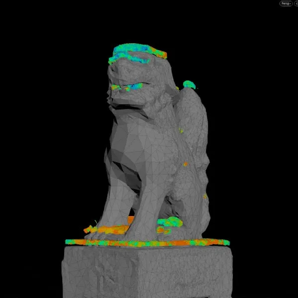 Komainu in Snow